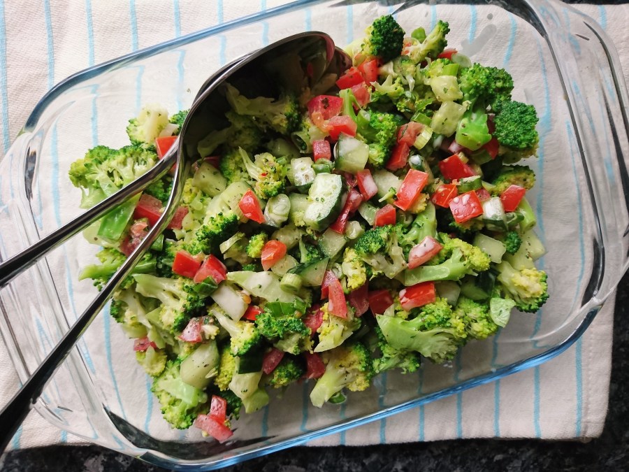 Blanched Broccoli Salad