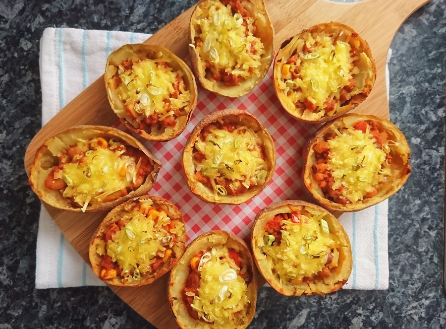 Chilli Cheese Potato&nbsp;Skins