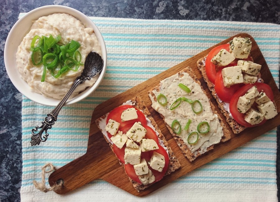Vegan Feta and a Cannellini Bean&nbsp;Dip
