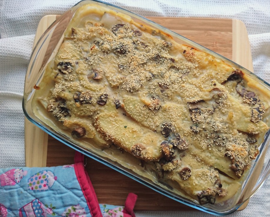 Mushroom and Potato&nbsp;Bake