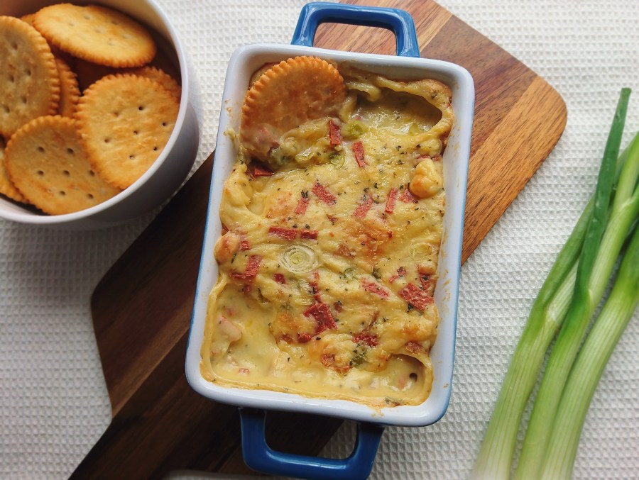 Vegan “Bacon” & Spring Onion Cheese&nbsp;Dip