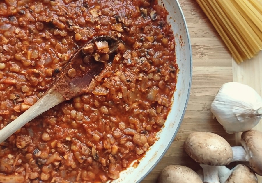 Chestnut Mushroom & Lentil&nbsp;Ragu