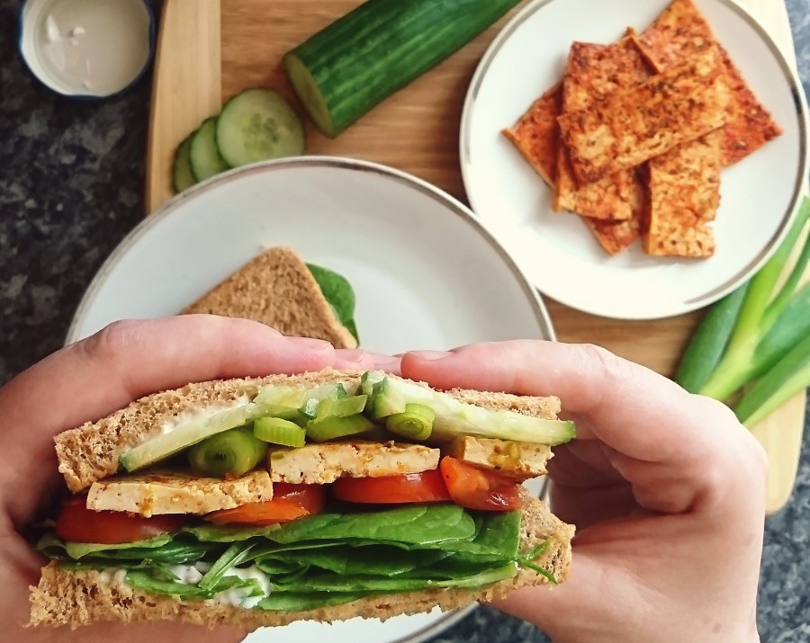 Tomato & Herb Tofu Sandwich&nbsp;Slices