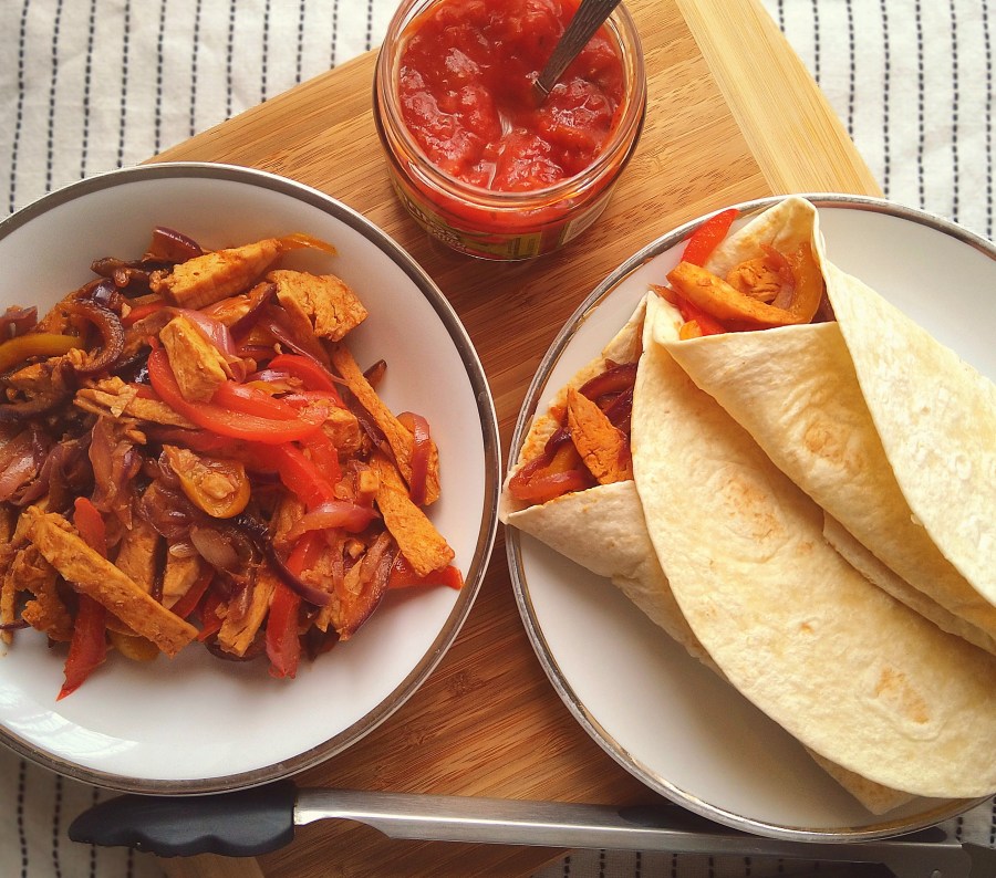 Vegan Chick’n Fajitas