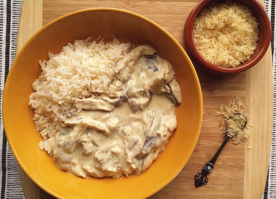 Vegan Mushroom Stroganoff