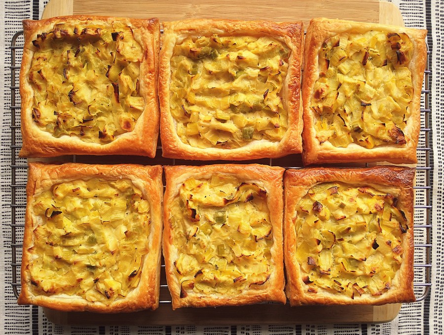 Creamy Leek Tartlets