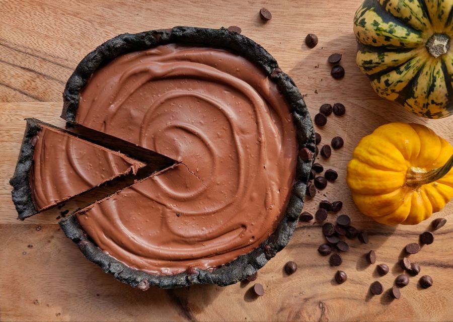 Vegan Halloween Cheesecake