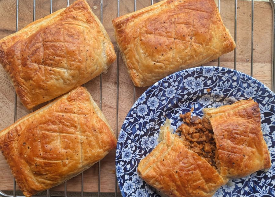 Vegan Tempeh “Beef” Pasty